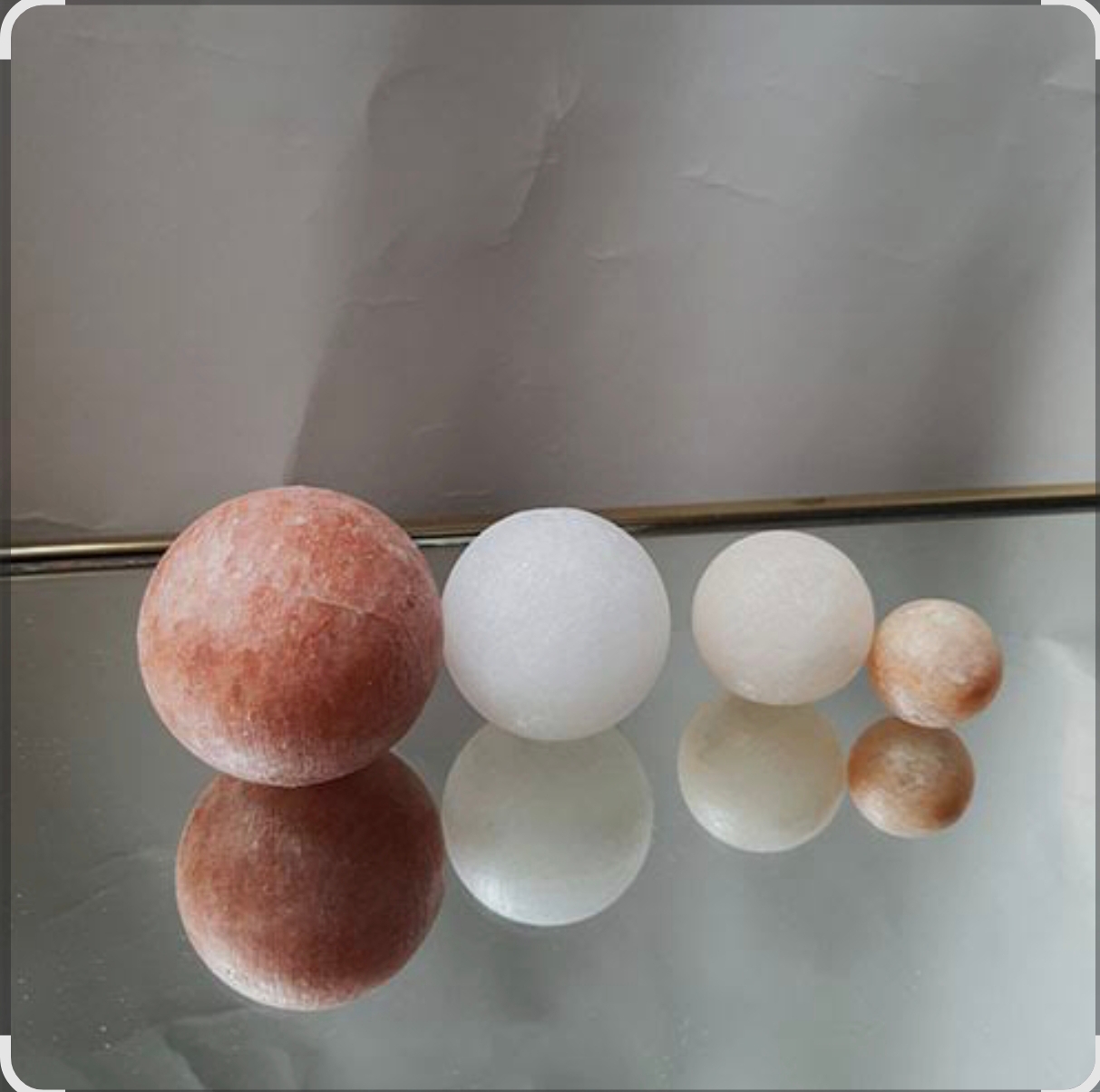 گوی نمکی ماساژ سایز یک بزرگ